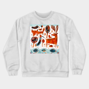 Forest Animals Crewneck Sweatshirt